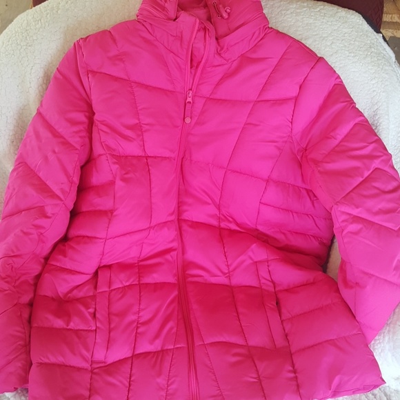 Faded Glory Jackets & Blazers - Women's 1X 16W Hot Pink Jacket/Coat